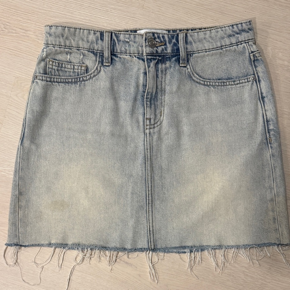 Current Elliott Denim Mini Skirt